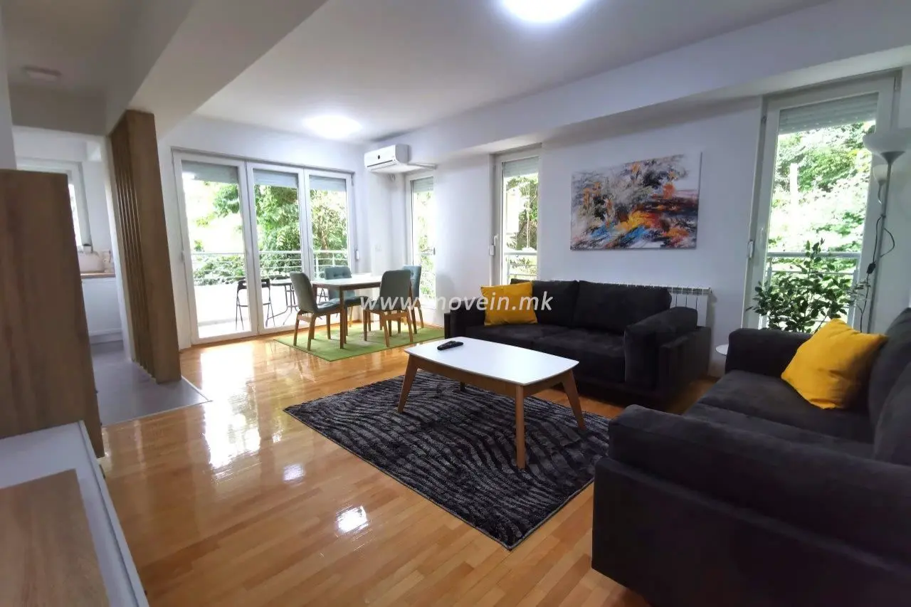 Стан со 1 спална соба, 60 м², под кирија во Козле, Скопје
