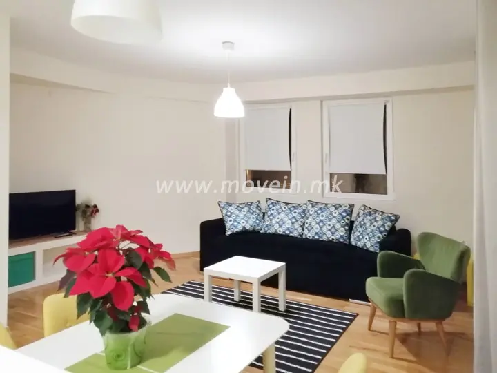 1-bedroom apartment, 55 m², for rent in Taftalidze 1, Skopje