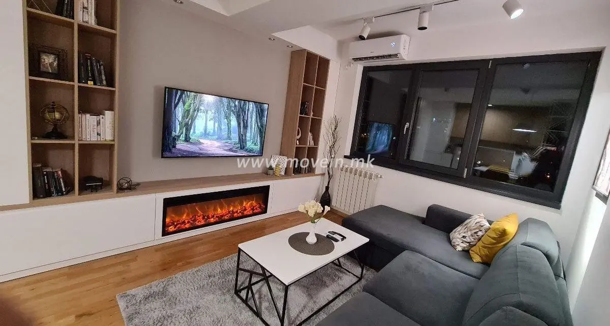Стан со 2 спални соби, 57 м², под кирија во Тафталиџе 1, Скопје