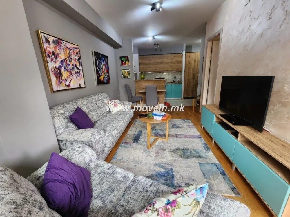 Стан со 1 спална соба, 45 м², под кирија во Карпош 2, Скопје