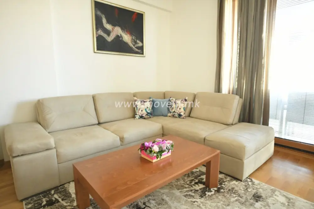 Стан со 2 спални соби, 105 м², под кирија во Водно, Скопје