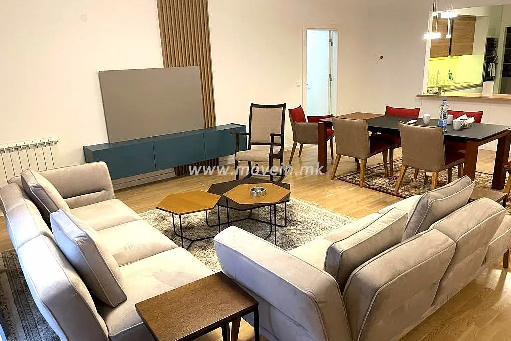 Стан со 3 спални соби, 135 м², под кирија во Водно, Скопје