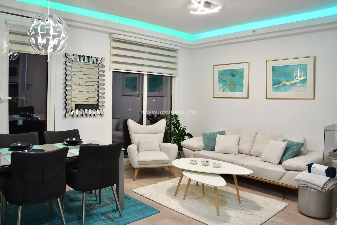 2-bedroom apartment, 64 m², for rent in Aerodrom, Skopje