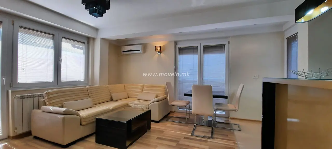 Стан со 2 спални соби, 67 м², под кирија во Козле, Скопје