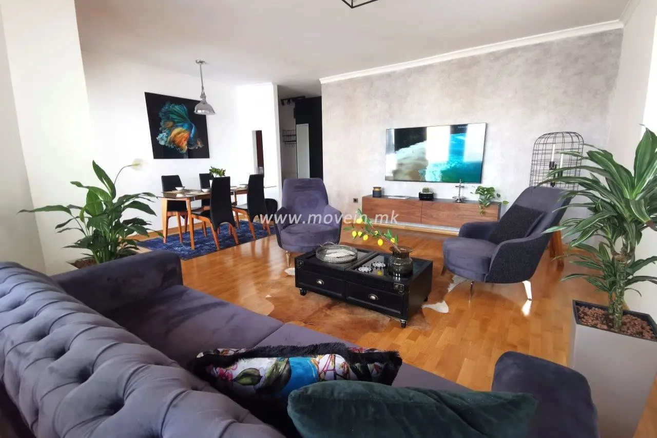 3-bedroom apartment, 100 m², for rent in Centar, Skopje