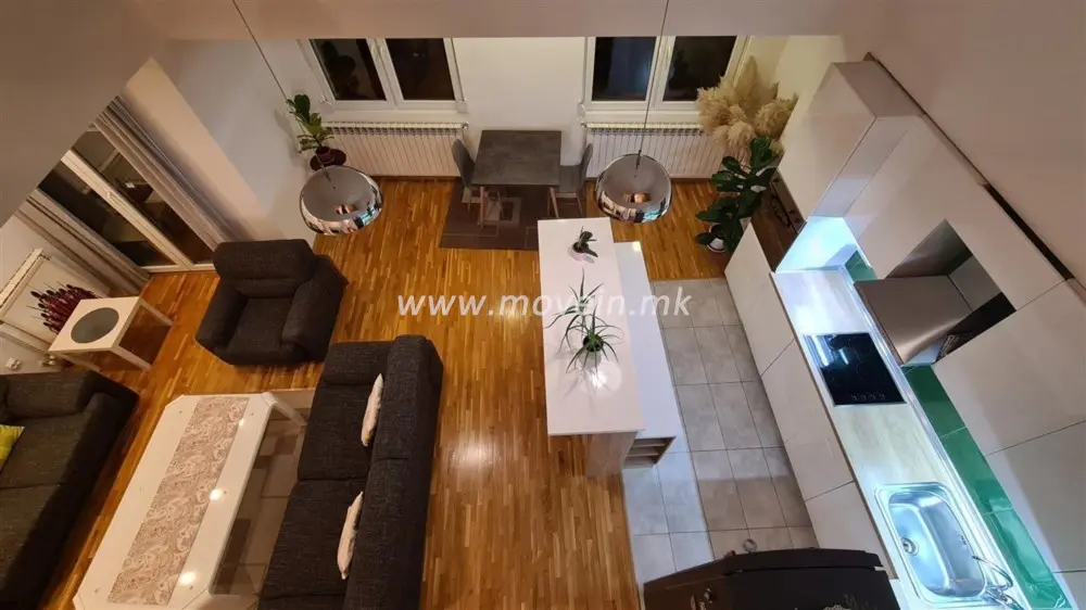1-bedroom apartment, 65 m², for rent in Debar Maalo, Skopje