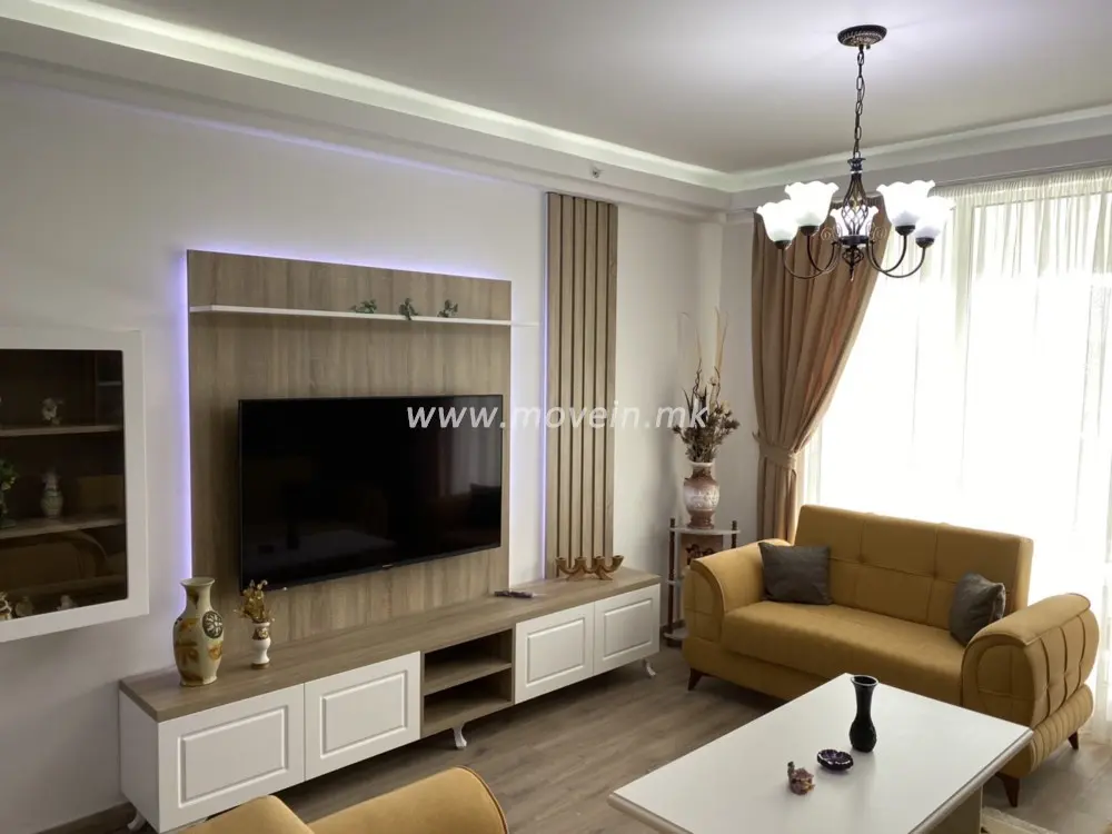 Стан со 2 спални соби, 81 м², под кирија во Аеродром, Скопје