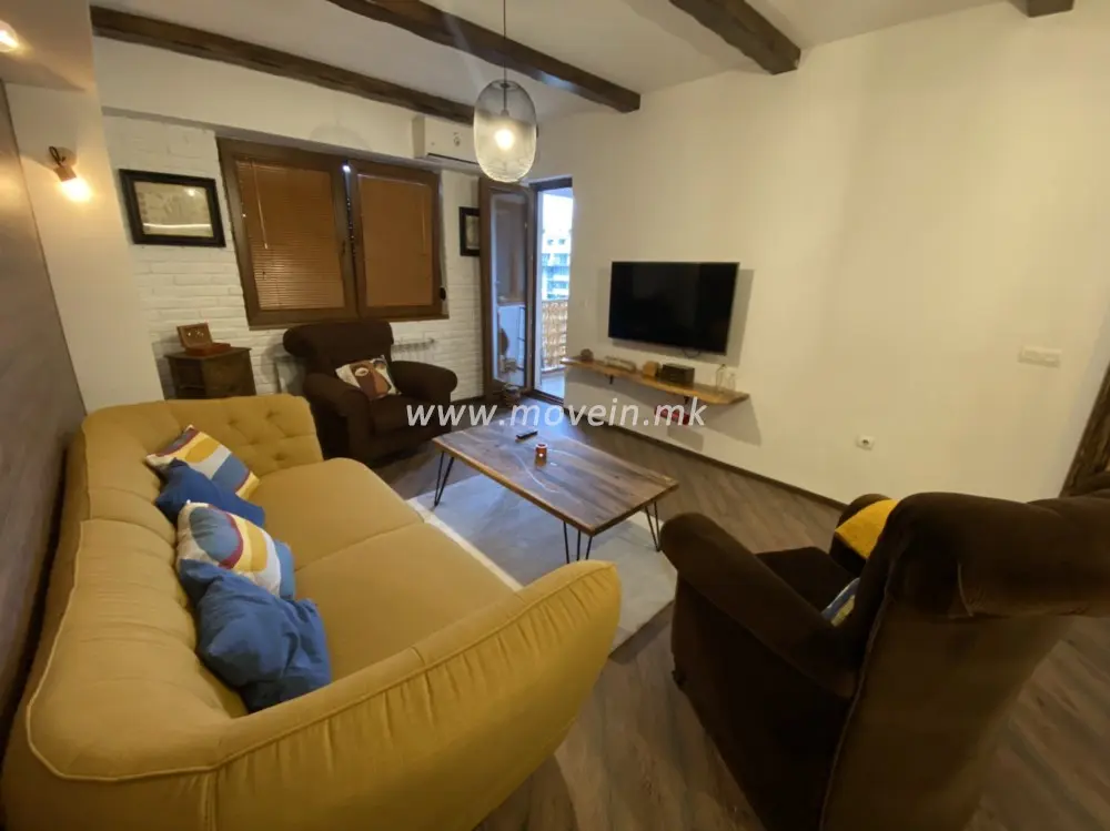 1-bedroom apartment, 54 m², for rent in Taftalidze 1, Skopje