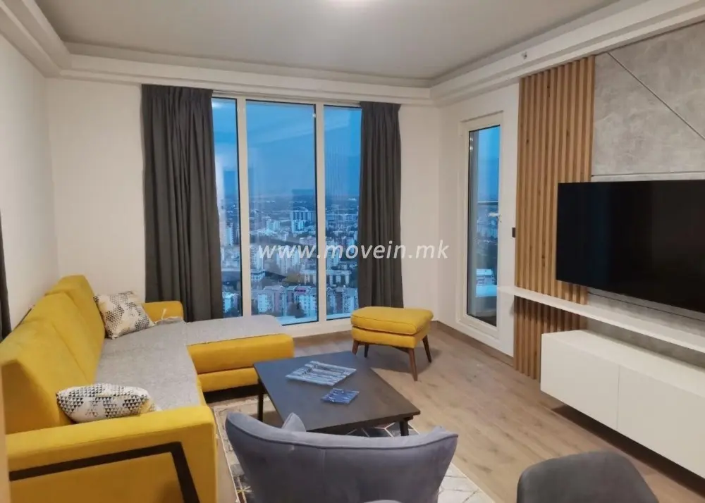 Стан со 2 спални соби, 65 м², под кирија во Аеродром, Скопје