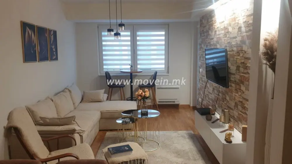 Стан со 1 спална соба, 51 м², под кирија во Аеродром, Скопје