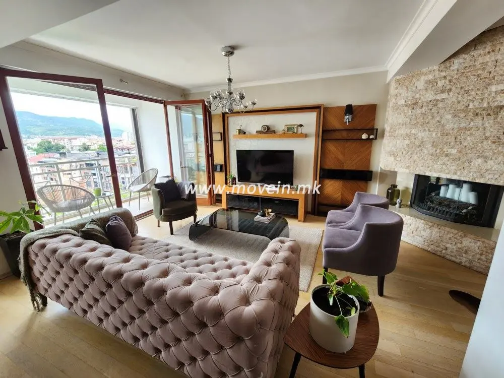 Стан со 4 спални соби, 140 м², под кирија во Карпош 1, Скопје