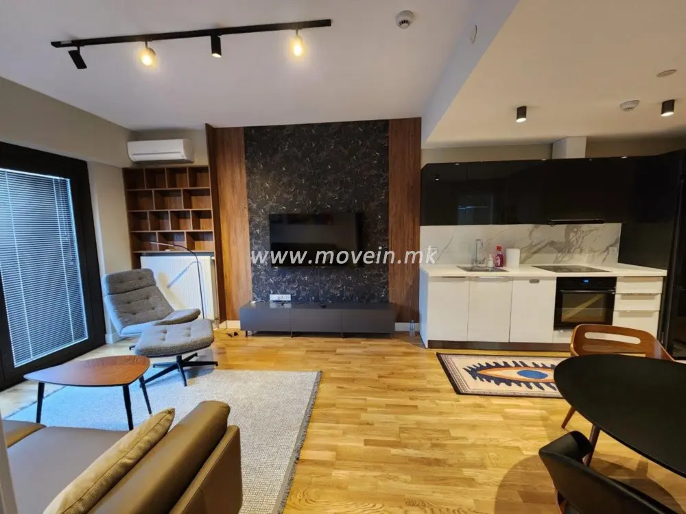 1-bedroom apartment, 46 m², for rent in Centar, Skopje
