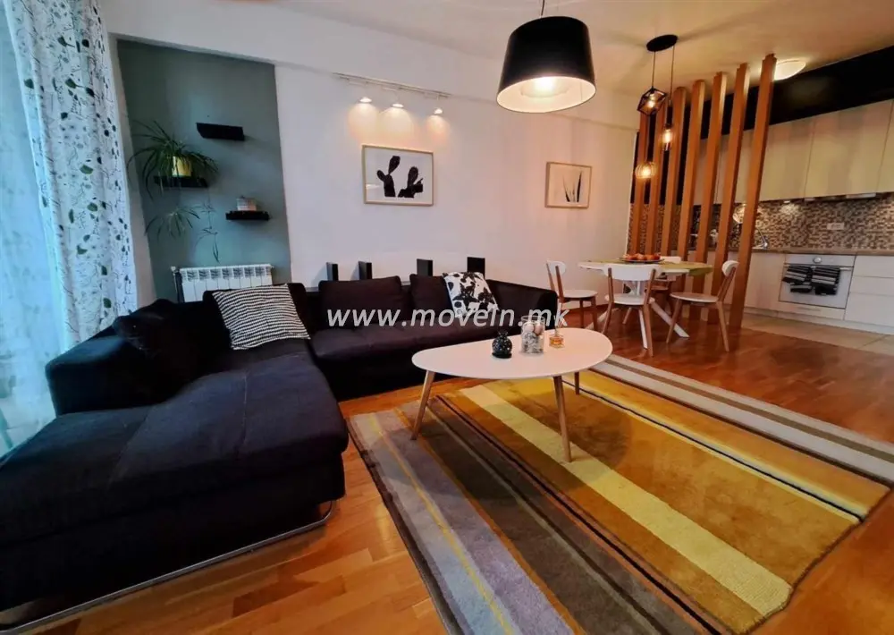 Стан со 2 спални соби, 75 м², под кирија во Дебар Маало, Скопје