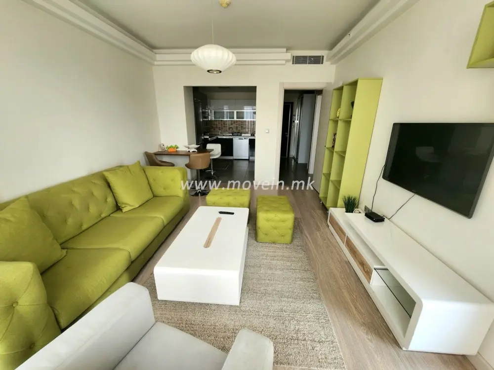 Стан со 1 спална соба, 50 м², под кирија во Аеродром, Скопје