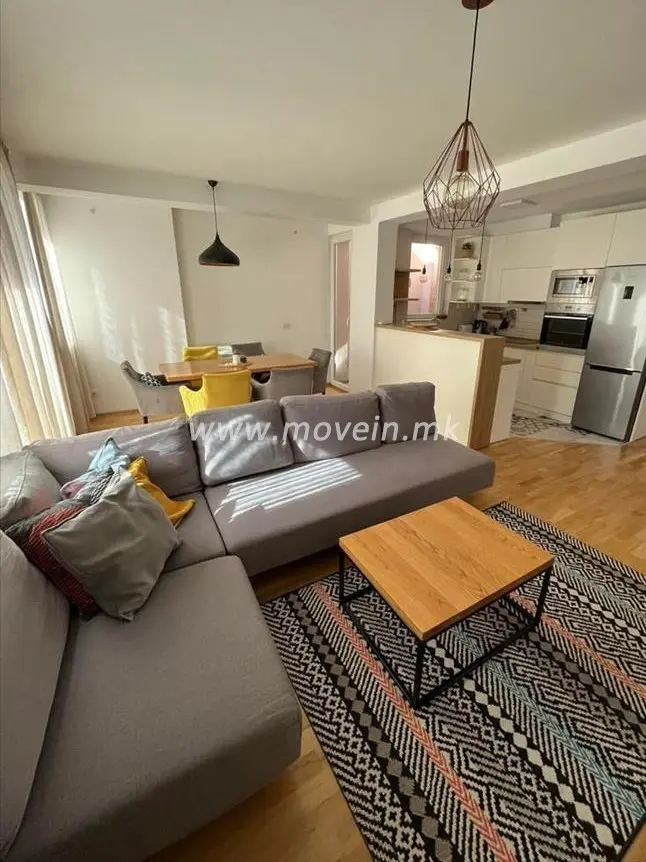 Стан со 2 спални соби, 75 м², под кирија во Козле, Скопје