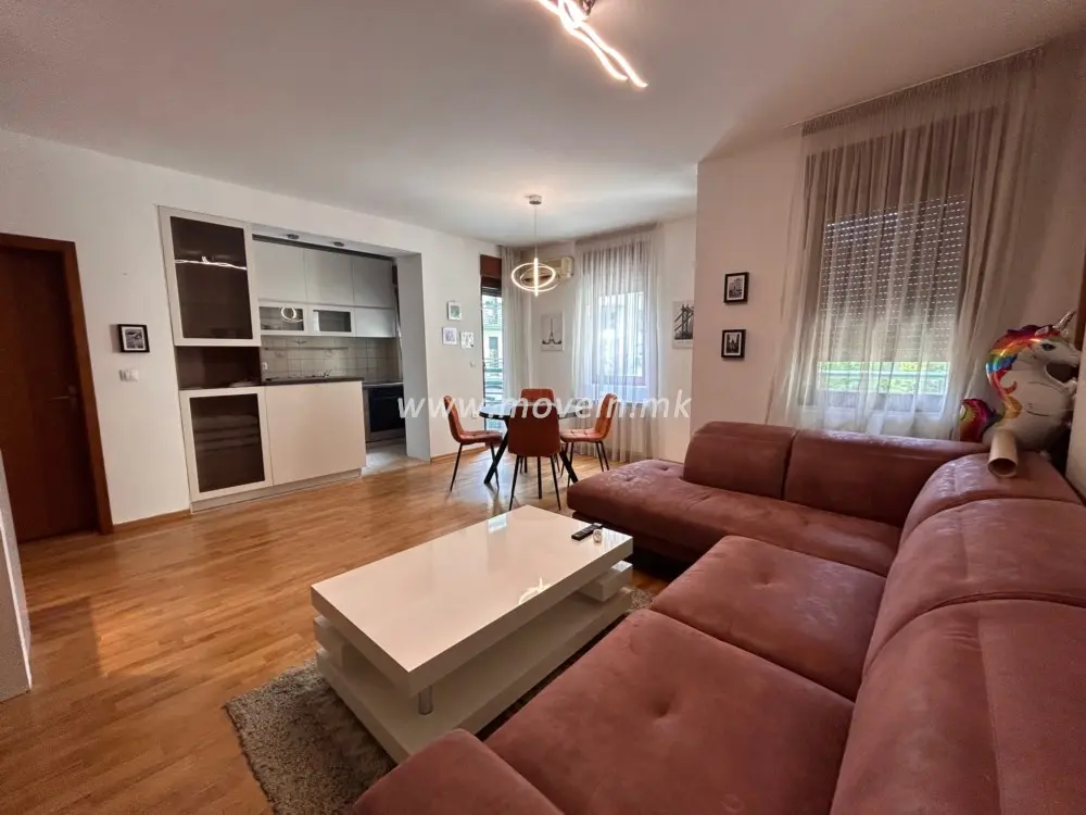 Стан со 1 спална соба, 60 м², под кирија во Карпош 2, Скопје