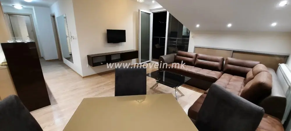 Стан со 1 спална соба, 71 м², под кирија во Козле, Скопје