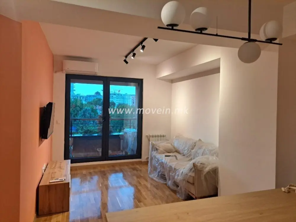 1-bedroom apartment, 43 m², for rent in Centar, Skopje