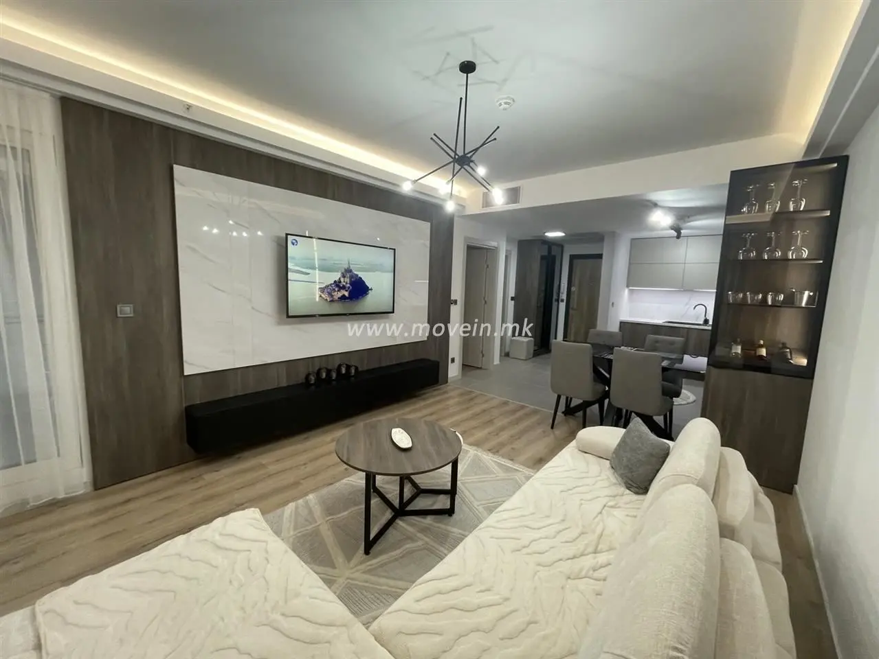 Стан со 1 спална соба, 54 м², под кирија во Аеродром, Скопје
