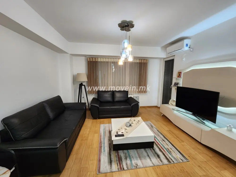 Стан со 2 спални соби, 75 м², под кирија во Аеродром, Скопје