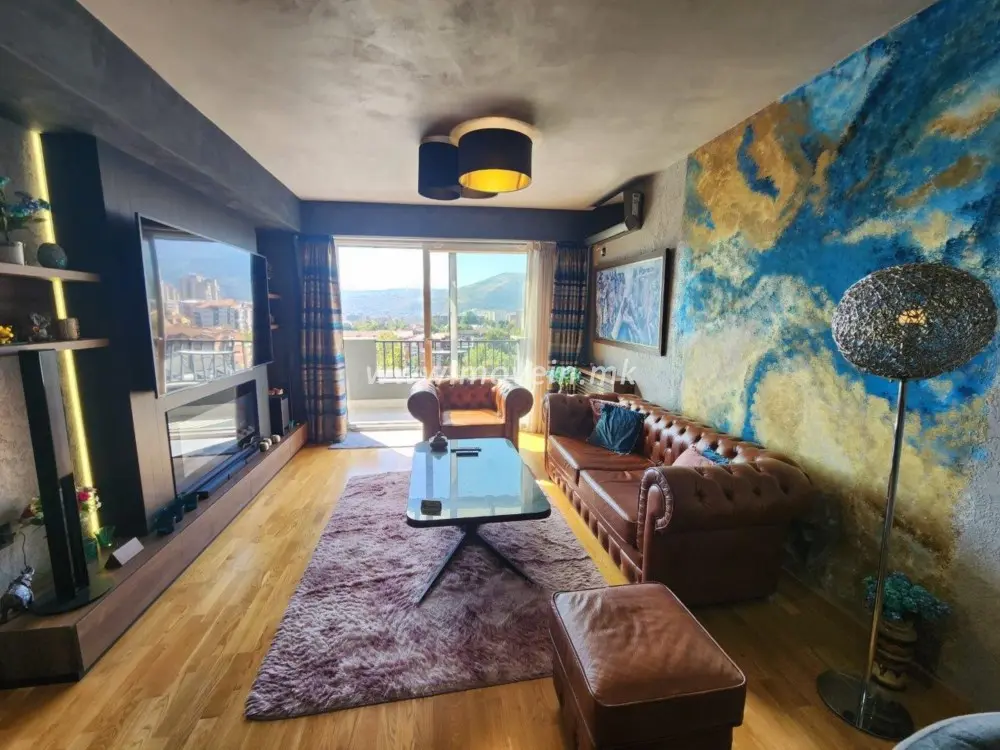Стан со 1 спална соба, 55 м², под кирија во Аеродром, Скопје