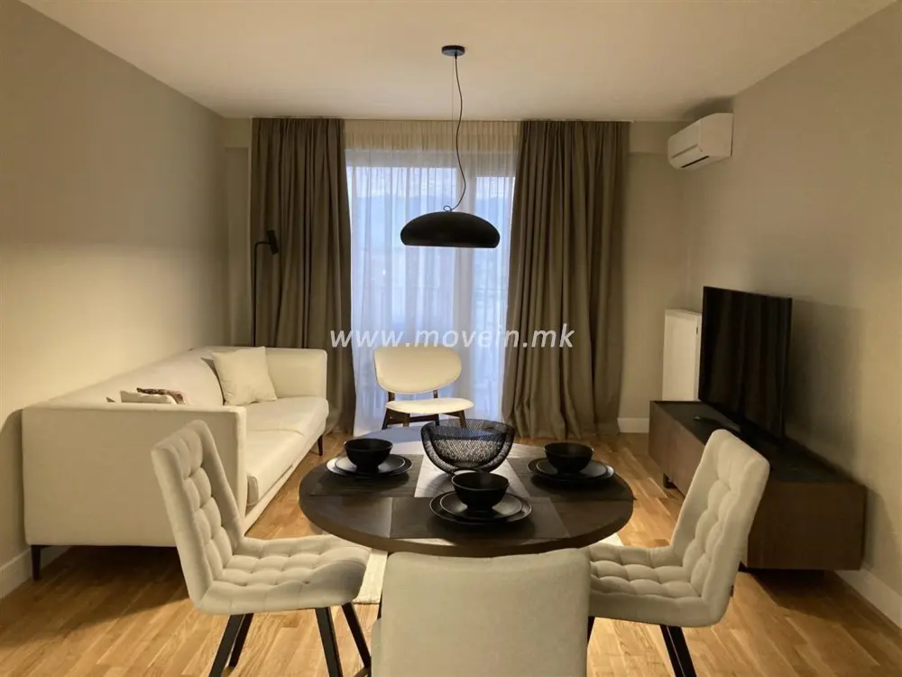 1-bedroom apartment, 50 m², for rent in Centar, Skopje
