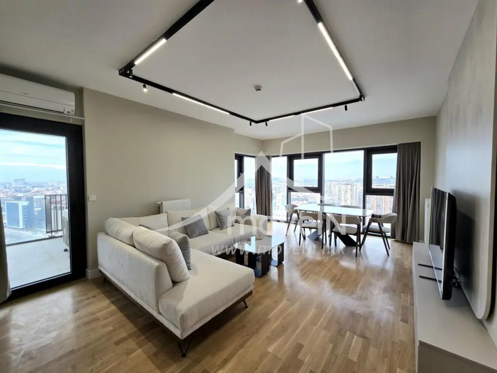 Стан со 3 спални соби, 106 м², под кирија во Центар, Скопје