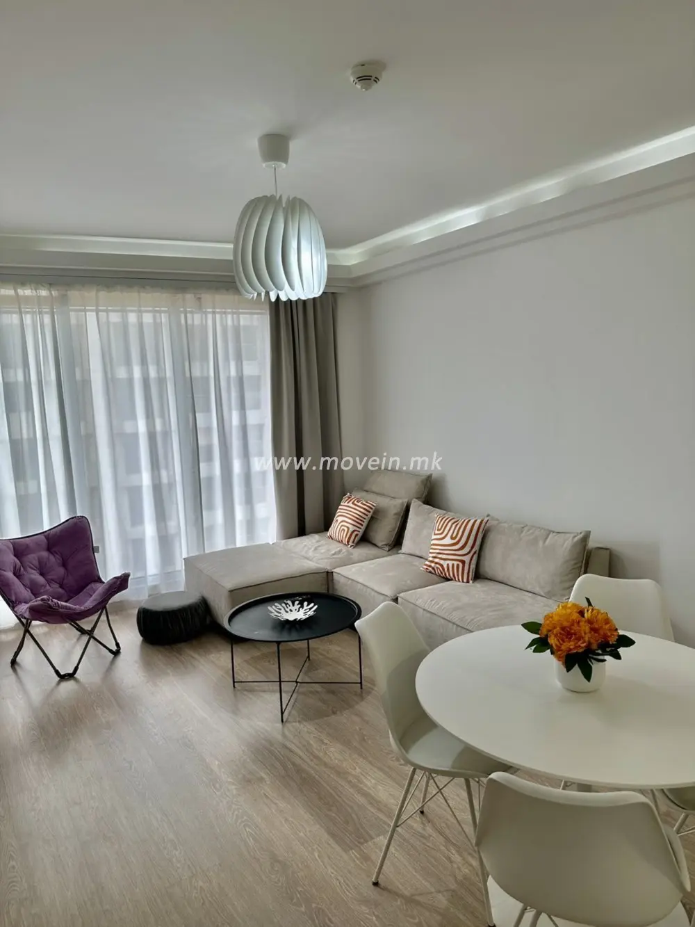 Стан со 1 спална соба, 51 м², под кирија во Аеродром, Скопје