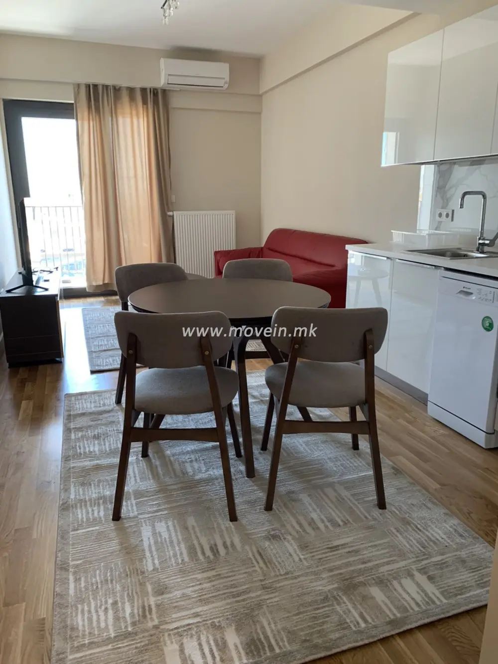 1-bedroom apartment, 42 m², for rent in Centar, Skopje