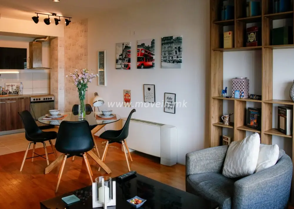 Стан со 1 спална соба, 52 м², под кирија во Дебар Маало, Скопје