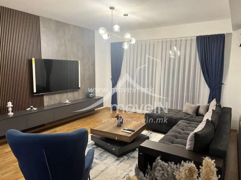Стан со 2 спални соби, 90 м², под кирија во Дебар Маало, Скопје