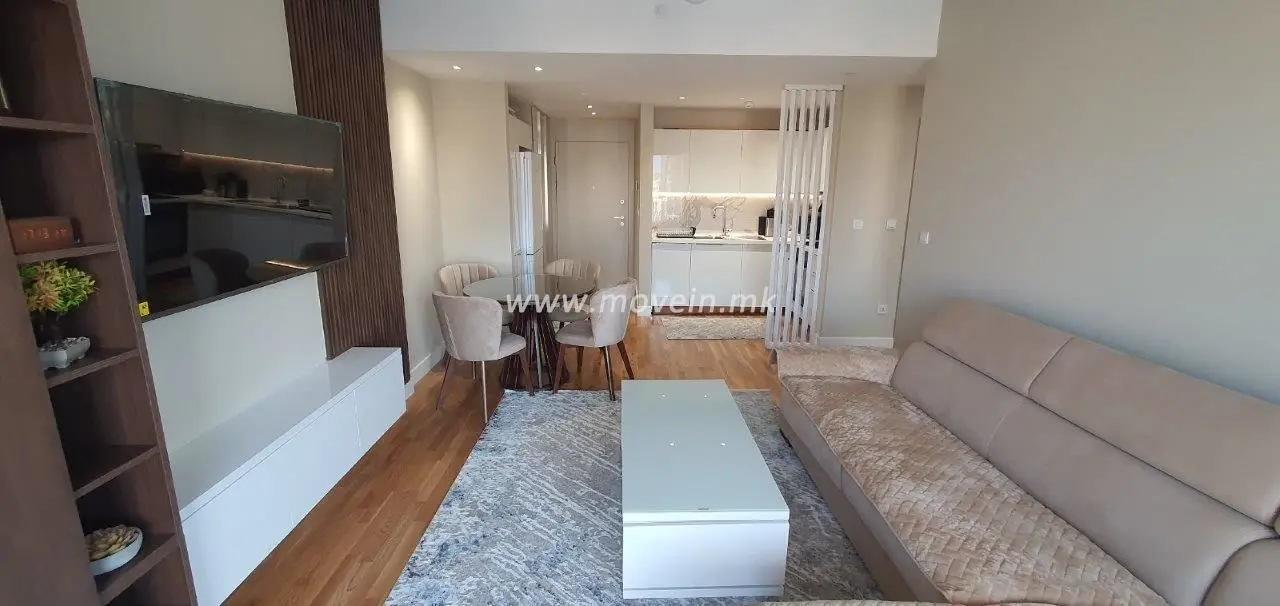 Стан со 1 спална соба, 50 м², под кирија во Центар, Скопје