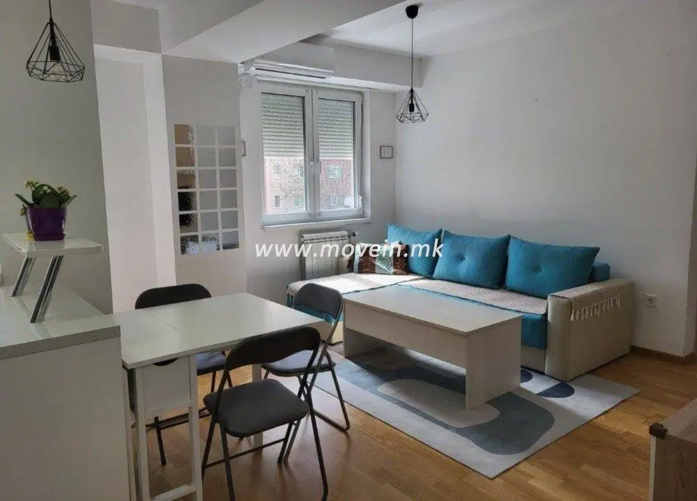 Стан со 2 спални соби, 52 м², под кирија во Аеродром, Скопје