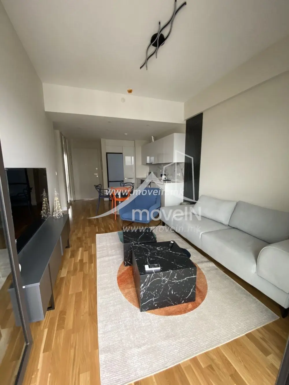 1-bedroom apartment, 43 m², for rent in Centar, Skopje