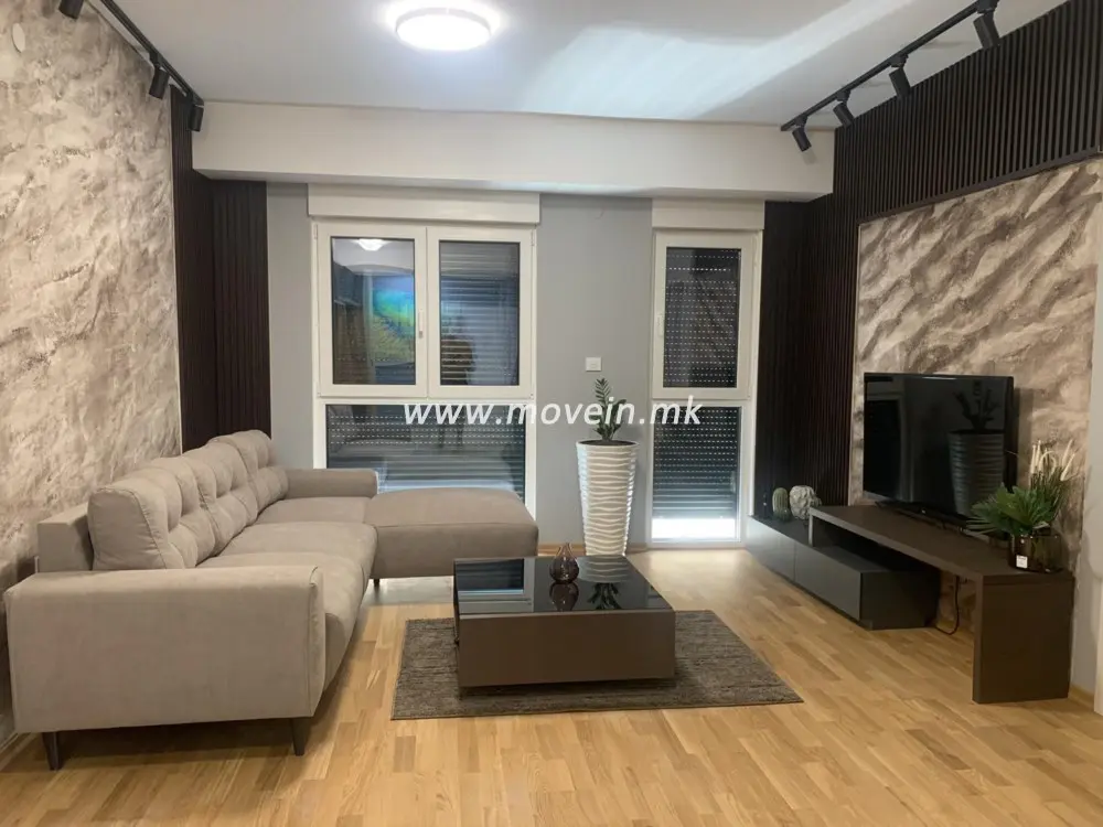2-bedroom apartment, 60 m², for rent in Centar, Skopje