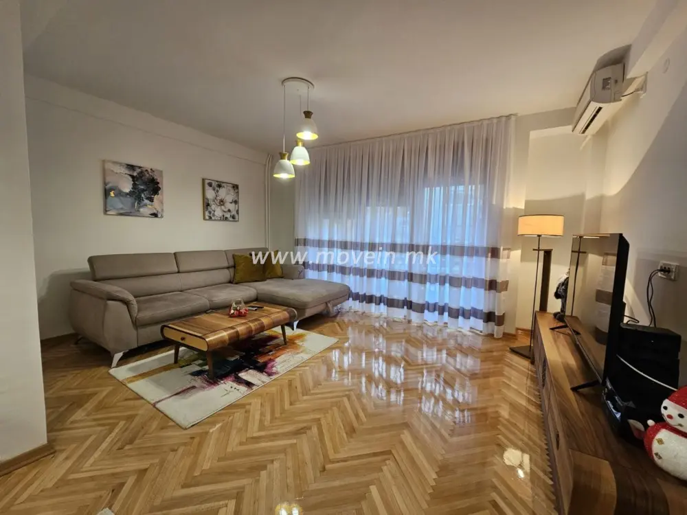 Стан со 2 спални соби, 76 м², под кирија во Карпош 1, Скопје