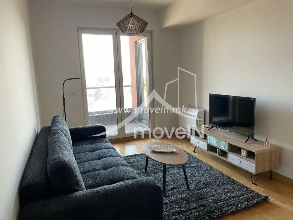 Стан со 1 спална соба, 51 м², под кирија во Аеродром, Скопје
