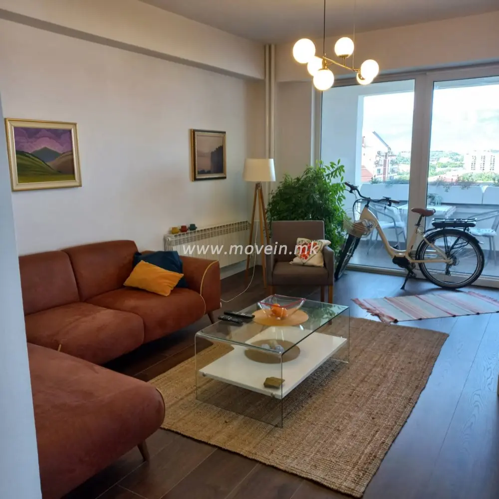 Стан со 2 спални соби, 97 м², под кирија во Аеродром, Скопје