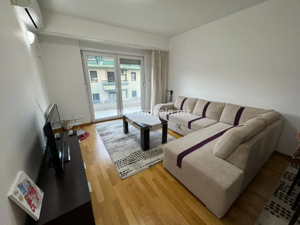 Стан со 1 спална соба, 56 м², под кирија во Карпош 2, Скопје