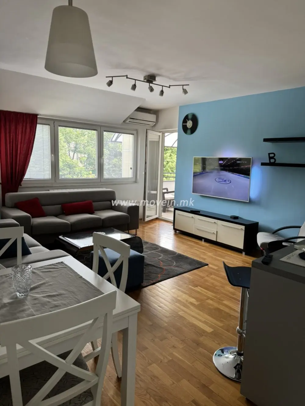 Стан со 2 спални соби, 70 м², под кирија во Козле, Скопје