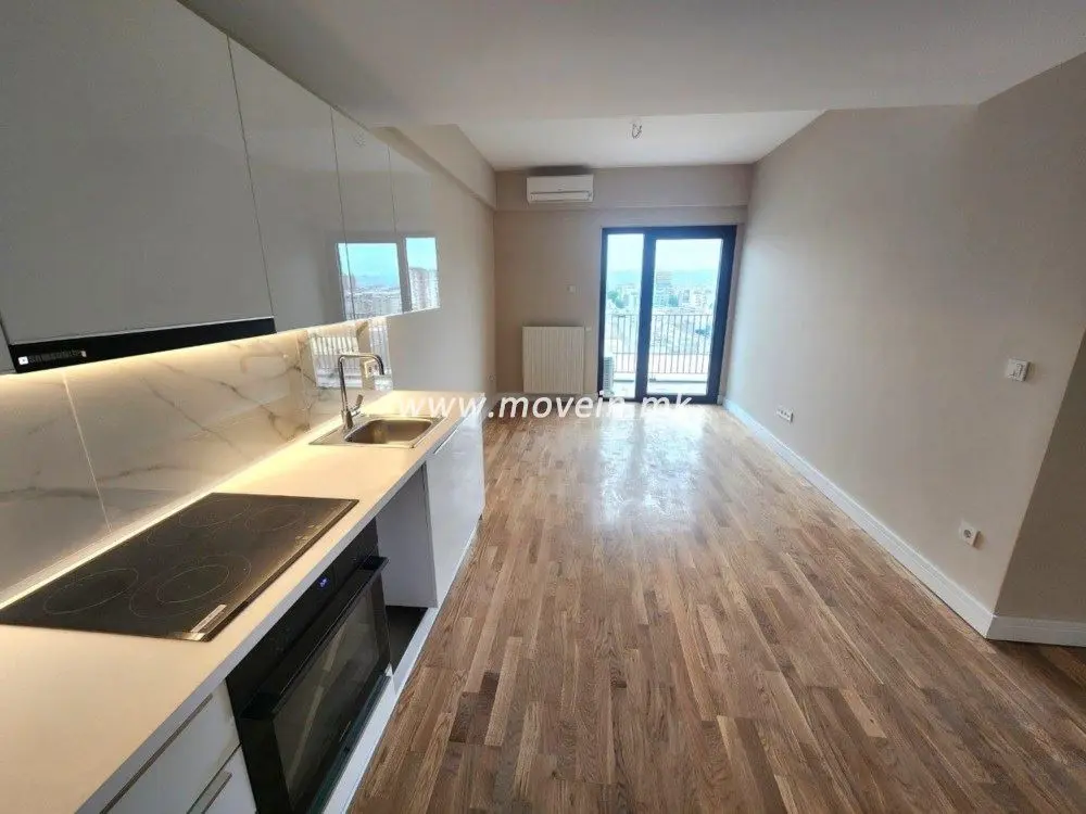 Стан со 1 спална соба, 42 м², под кирија во Центар, Скопје