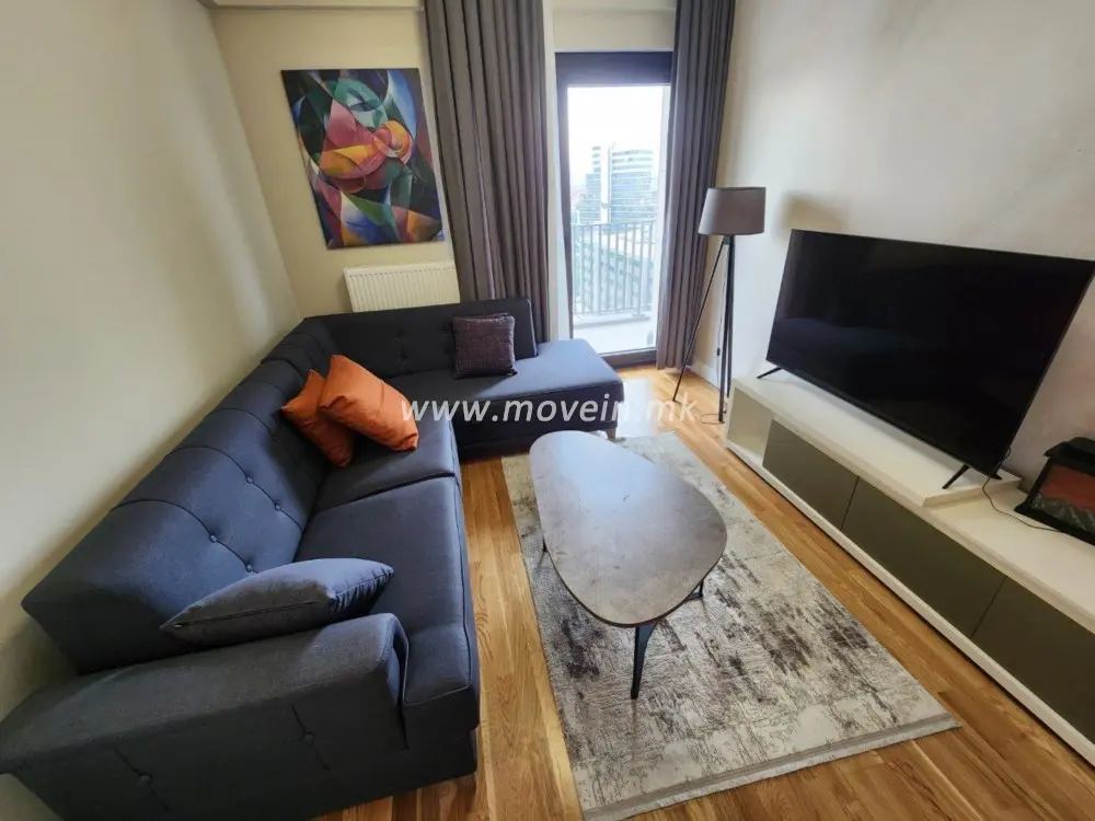 1-bedroom apartment, 42 m², for rent in Centar, Skopje