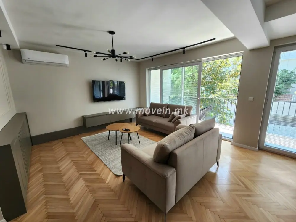 Стан со 2 спални соби, 110 м², под кирија во Козле, Скопје