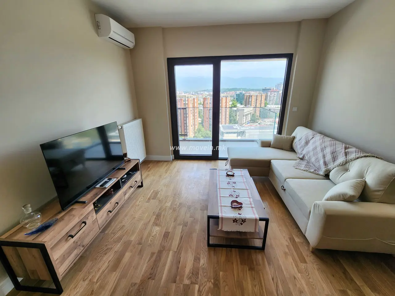 1-bedroom apartment, 48 m², for rent in Centar, Skopje