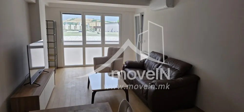 Стан со 1 спална соба, 52 м², под кирија во Карпош 3, Скопје