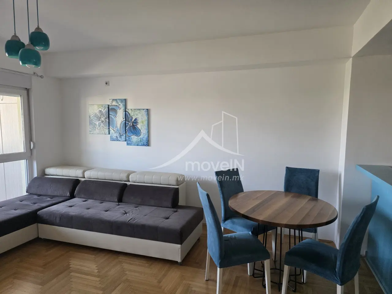Стан со 1 спална соба, 55 м², под кирија во Аеродром, Скопје