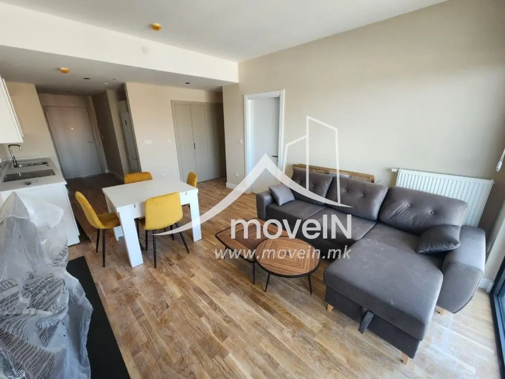 Стан со 1 спална соба, 48 м², под кирија во Центар, Скопје