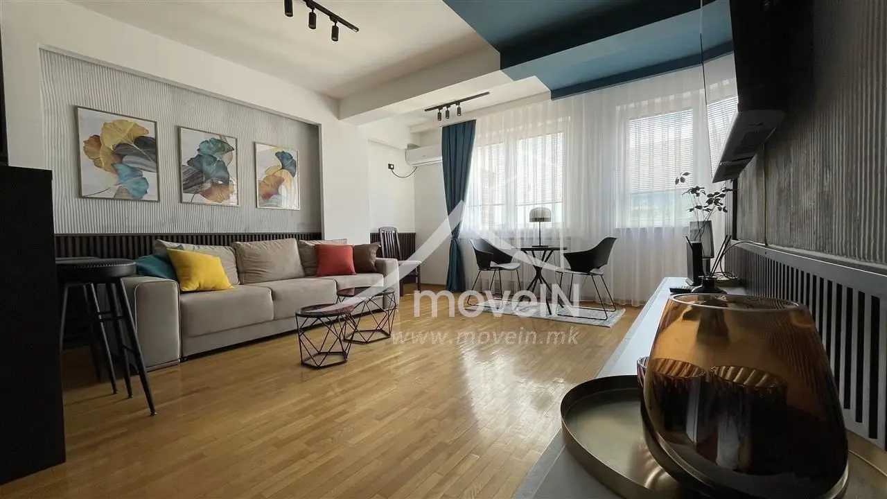 Стан со 1 спална соба, 52 м², под кирија во Тафталиџе 1, Скопје