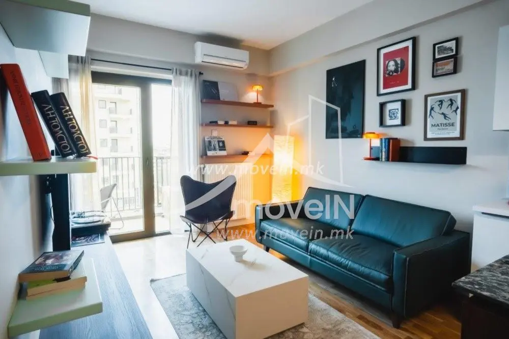 Стан со 1 спална соба, 41 м², под кирија во Центар, Скопје