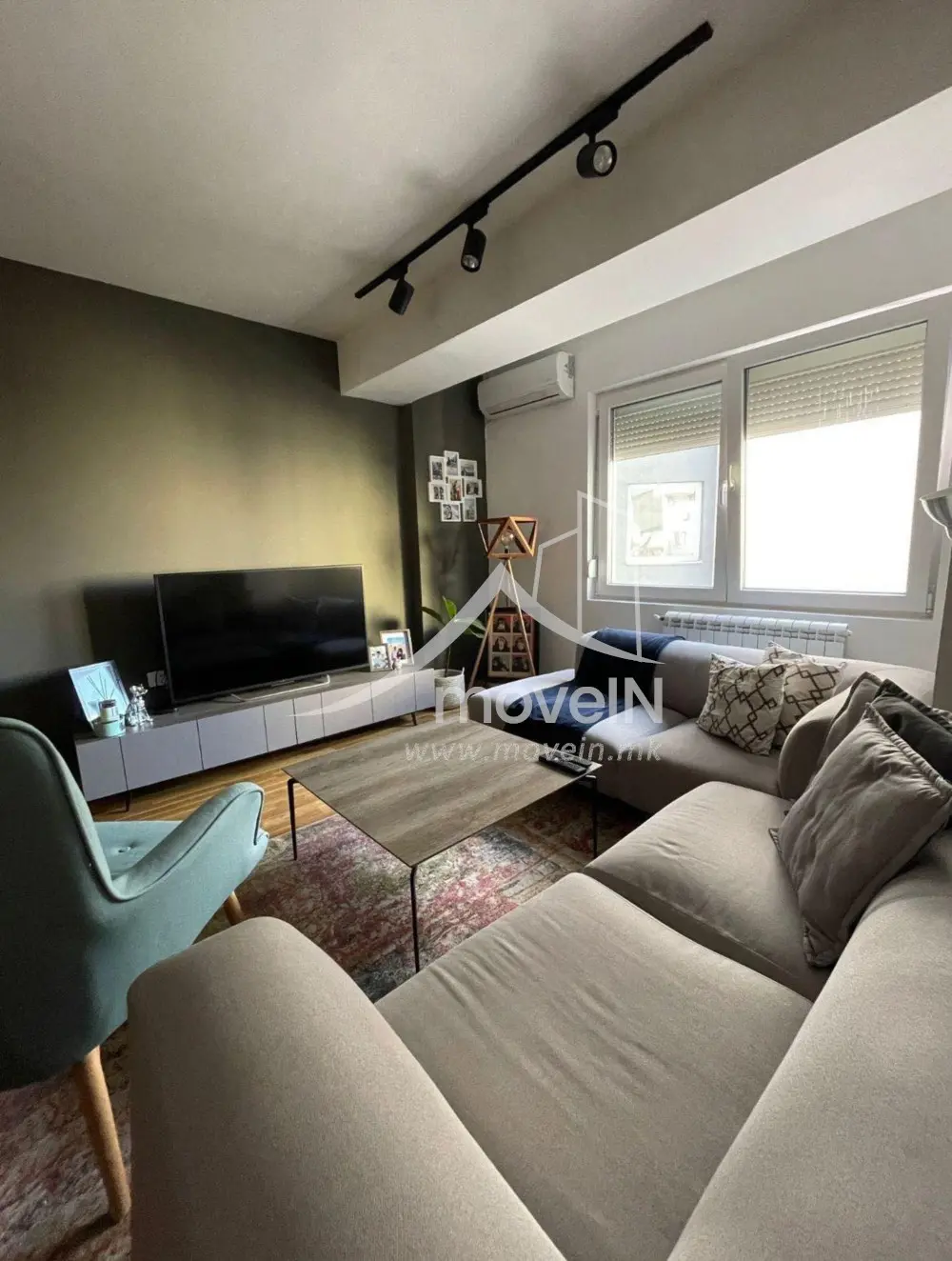 Стан со 1 спална соба, 52 м², под кирија во Центар, Скопје